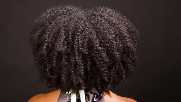 black woman with natural hair