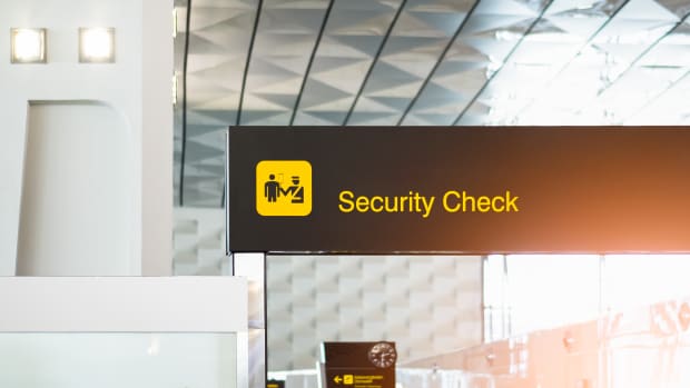 security checkpoint at airport