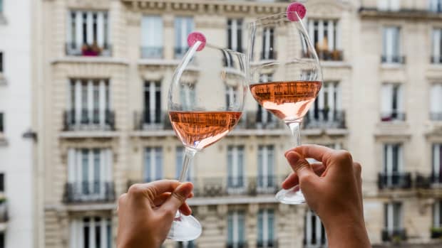 Wine Glasses in Paris