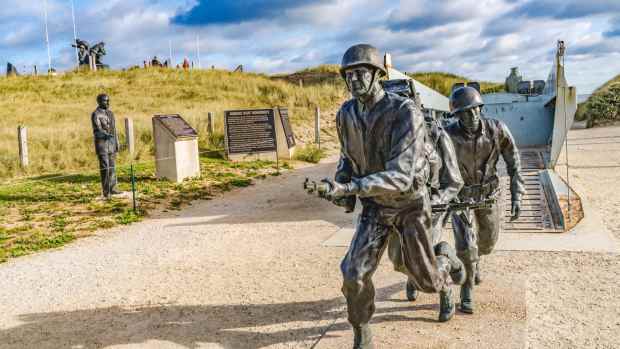 D-Day memorial at Utah Beach in Normandy, France