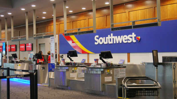 Southwest Airlines counter