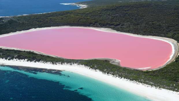 A remote beach near Pink Lake, Western Australia