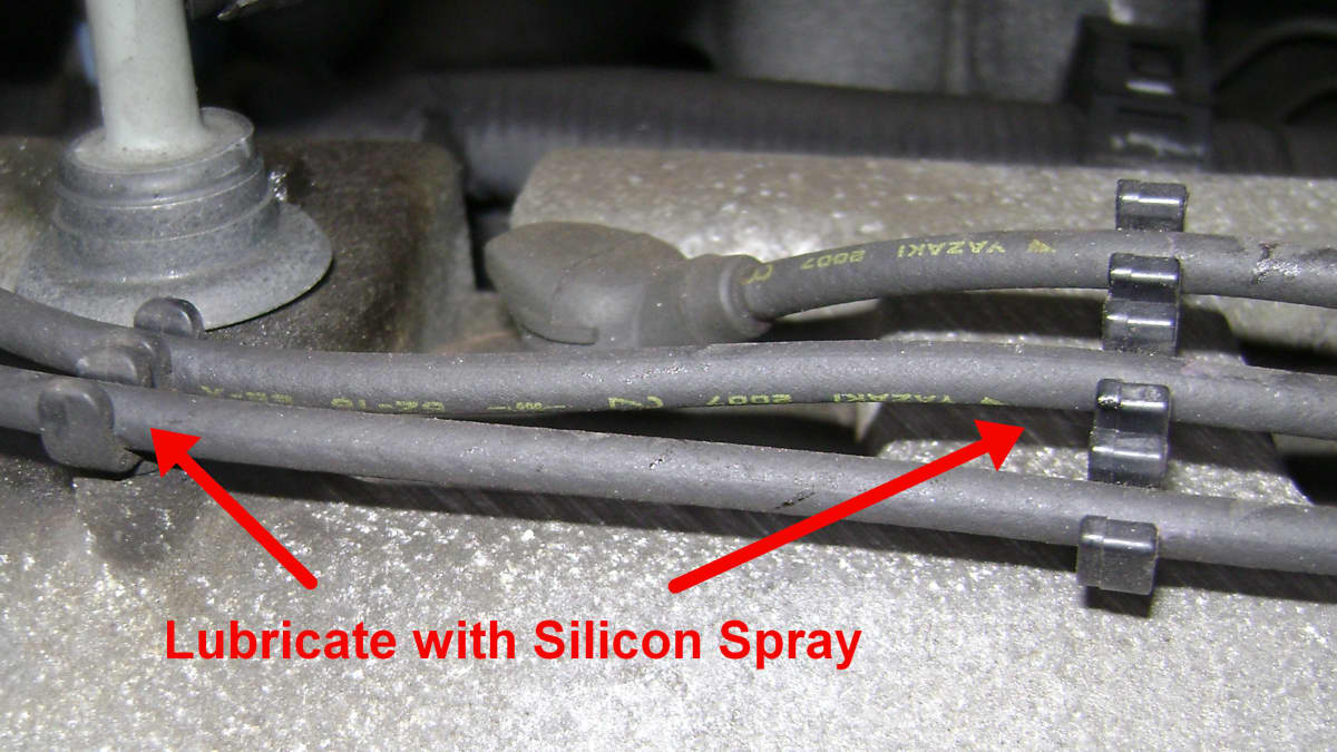 how to install spark plug wires on a 2001 camry 2.2 engine