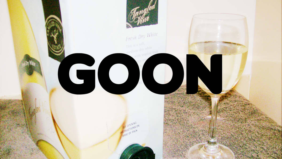 4 l Golden Oak Fruity White Goon Wine 9,5% vol Slap it