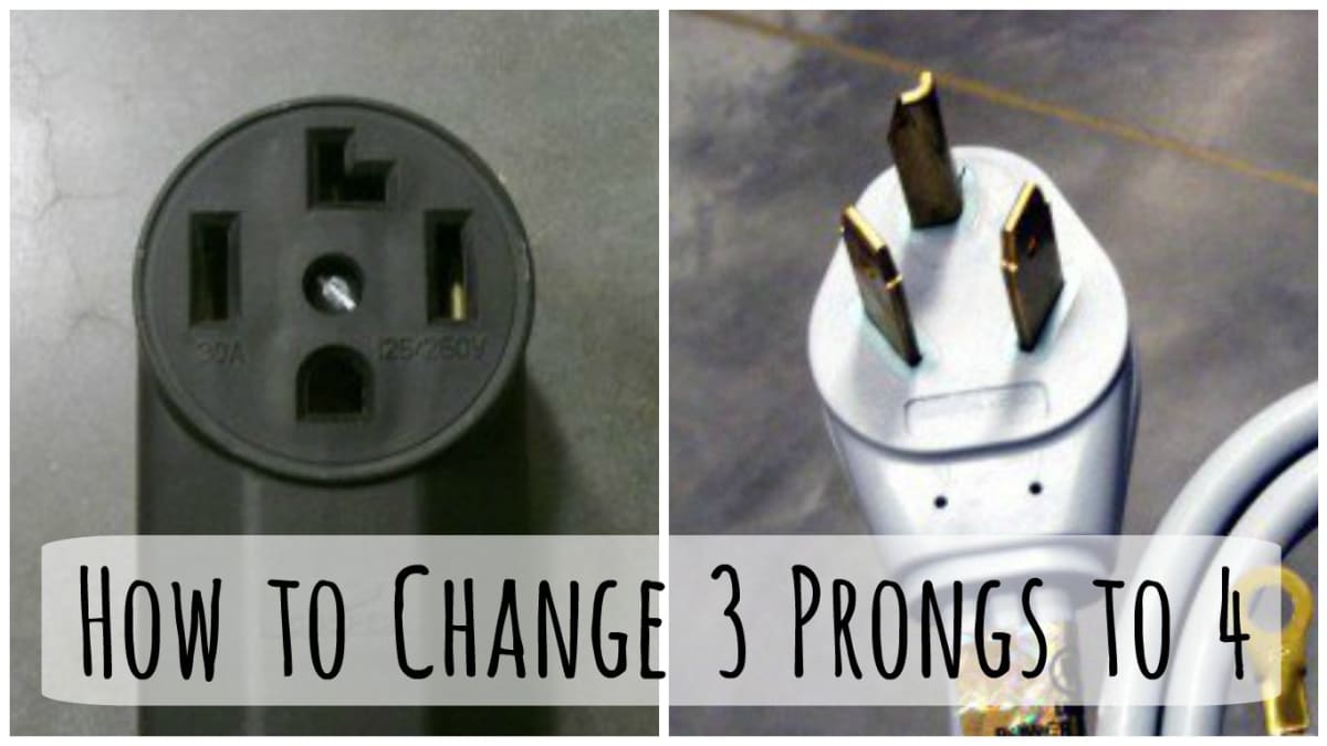 Changing A 3 Prong Dryer Plug And Cord To A To 4 Prong Cord Dengarden