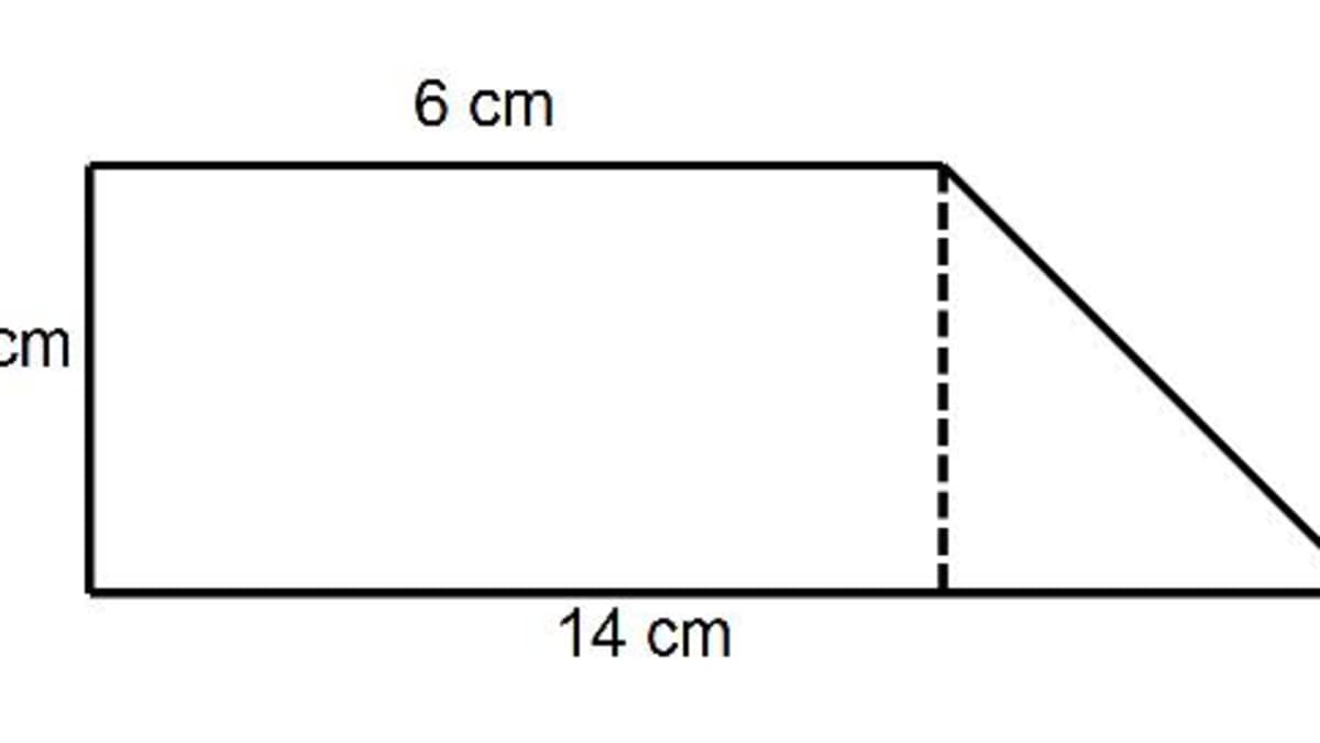 How To Calculate The Area Of A Composite Or Compound Shape Rectangles Triangles Circles Owlcation