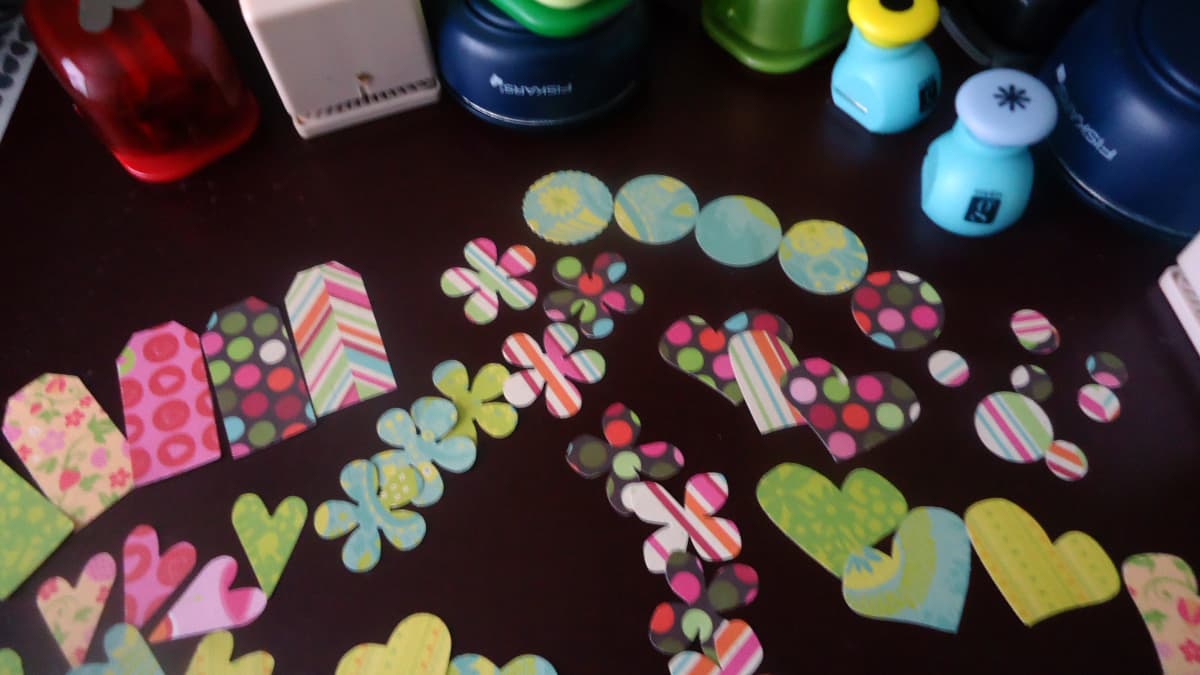 7/8 Circle Paper Punch DIY Crafts Cut Out Scrapbooking DIY Blank