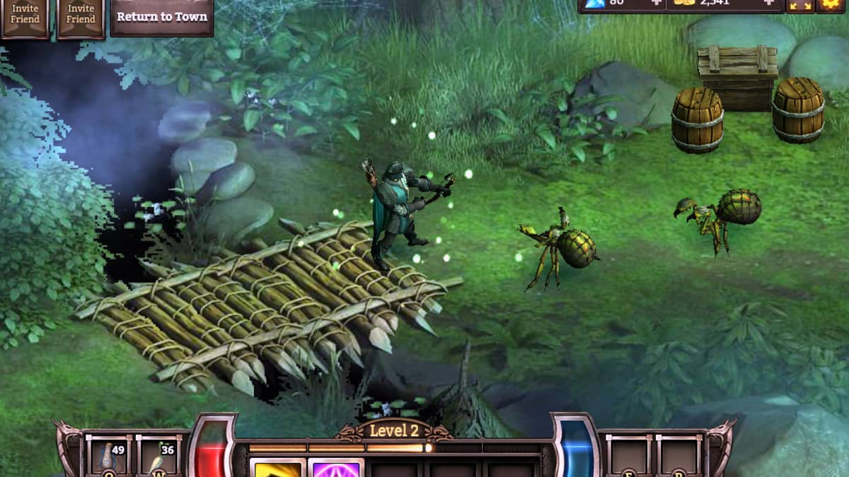 KingsRoad is a true browser based action RPG, nice oldschool Diablo feel.  Not overpowered Pay2Win like other similar games.