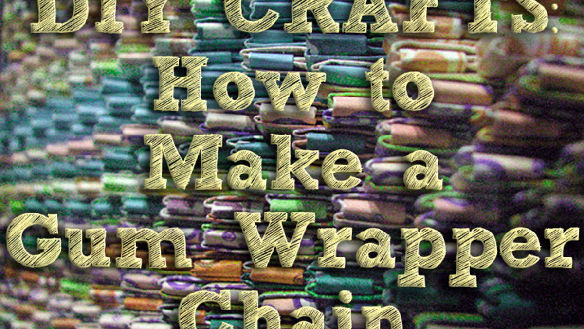 How to Make a Gum Wrapper Chain - FeltMagnet