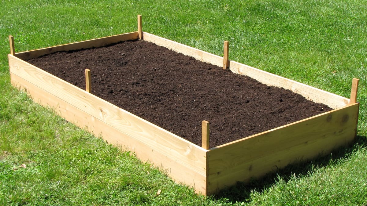 How To Build A Cedar Raised Garden Bed Dengarden - What's The Best Wood To Use For Raised Garden Beds