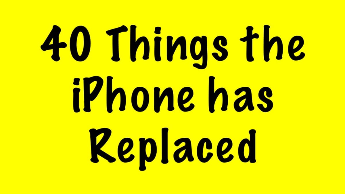 50 Things Your Smartphone Replaced [ Or Will Replace In The Future ]