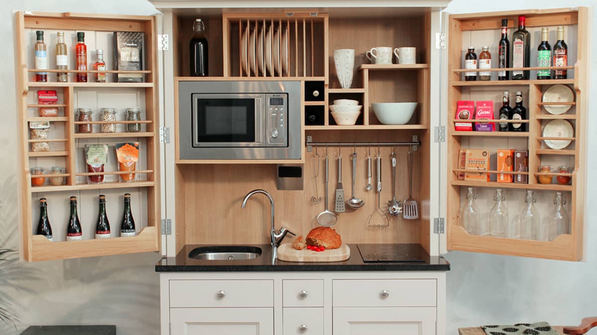 Tiny house kitchens storage solutions counter space