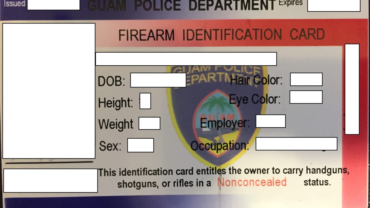 Firearms Id Card