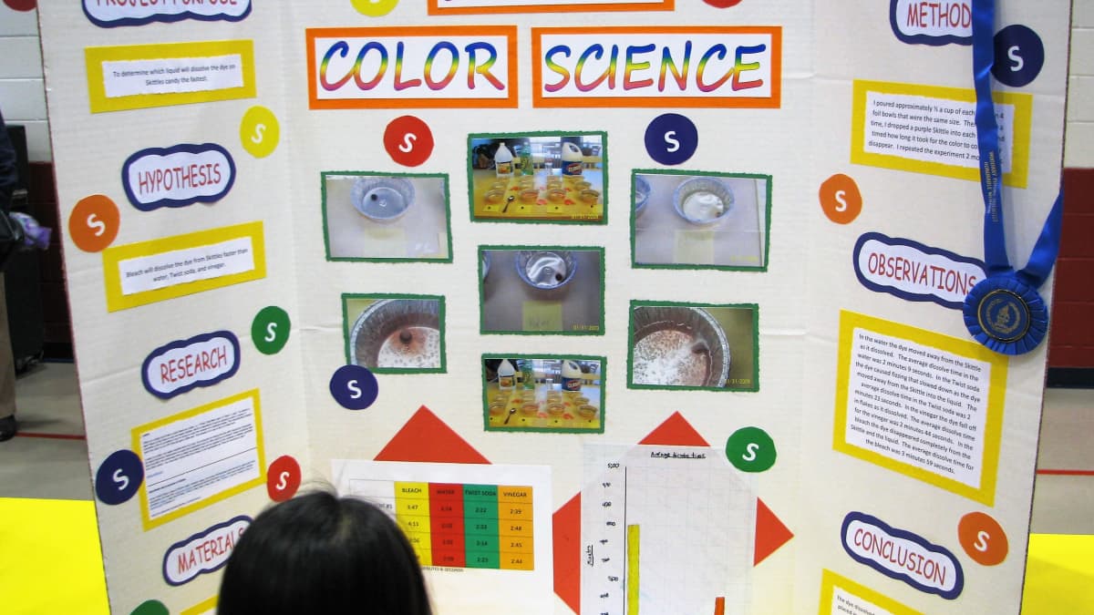 science fair abstract paper