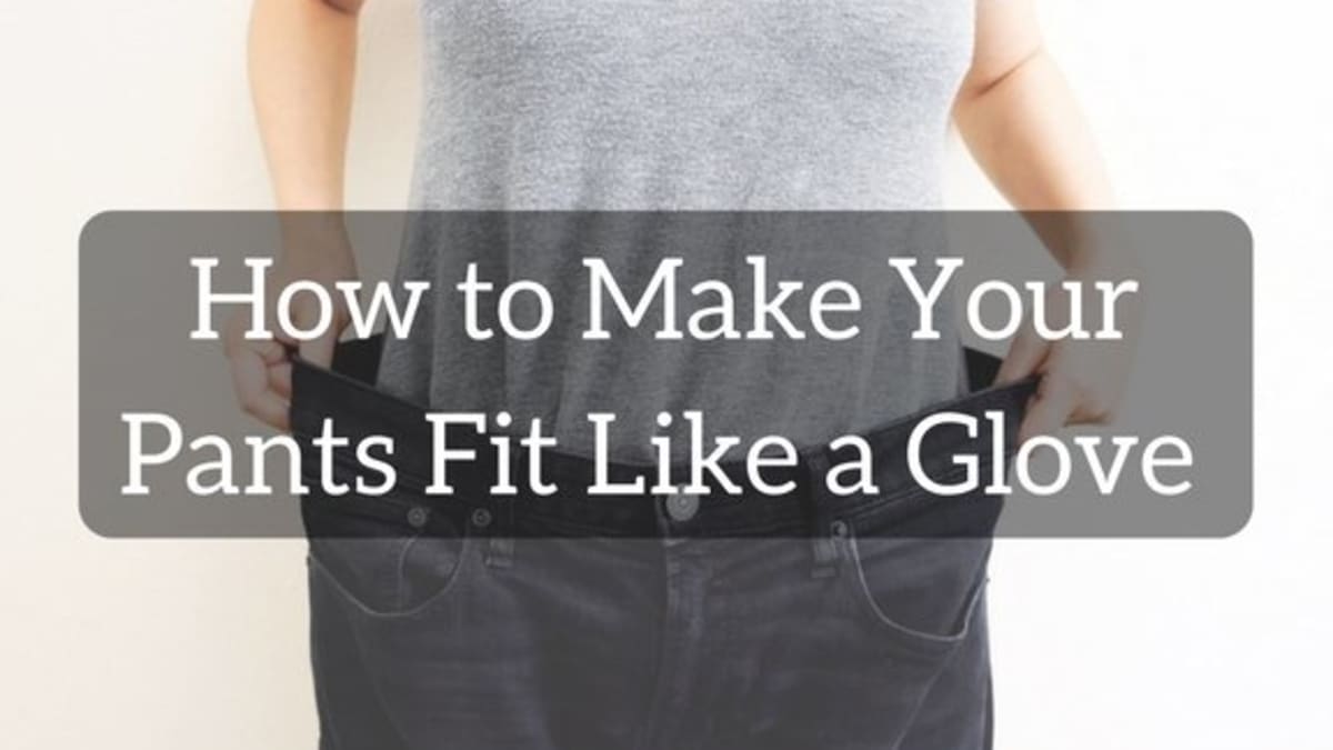 how to alter pants to fit your body shape taking out and cinching in