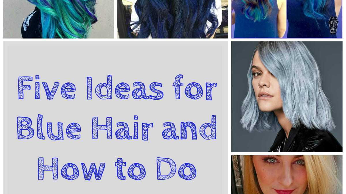 frokost bunke Årligt Hair DIY: Five Ideas for Blue Hair and How to Do Them at Home - Bellatory