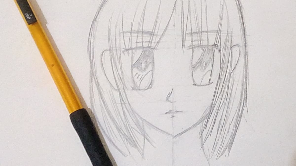 How to Draw an Anime Girl Face (Shojo) - FeltMagnet