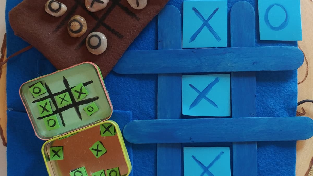 Tic Tac Toe Fun Play Activity For Kids Material: Iron, Steel