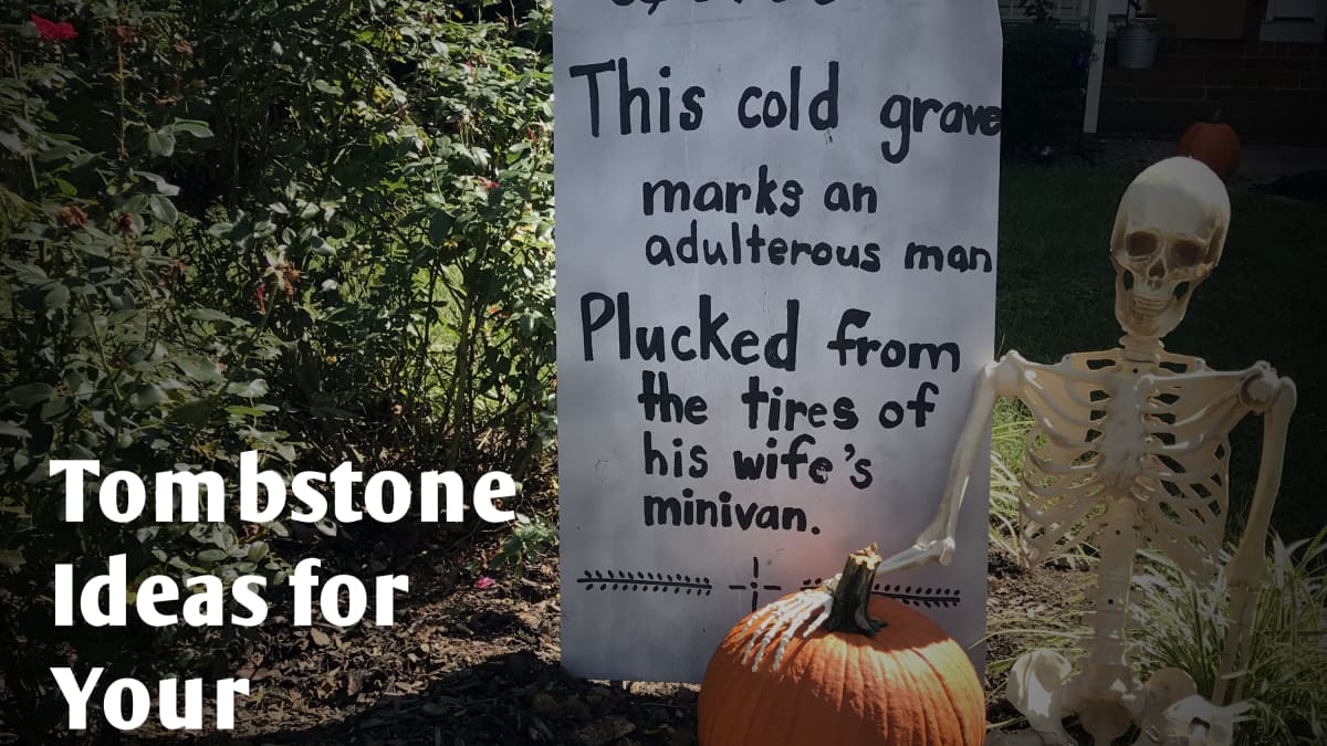 Tombstone Ideas for Your Halloween Graveyard - FeltMagnet