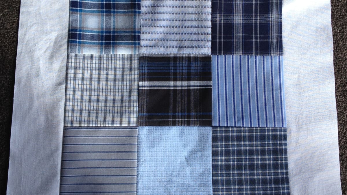 Quilting With Recycled Men's Shirts - FeltMagnet