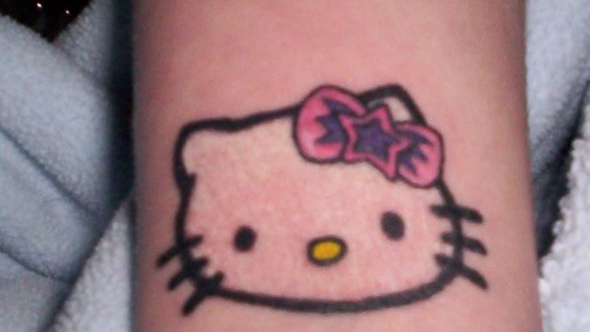 Ireland Baldwin Gets Hello Kitty Arm Tattoo to Celebrate 19th Birthday-  PopStarTats