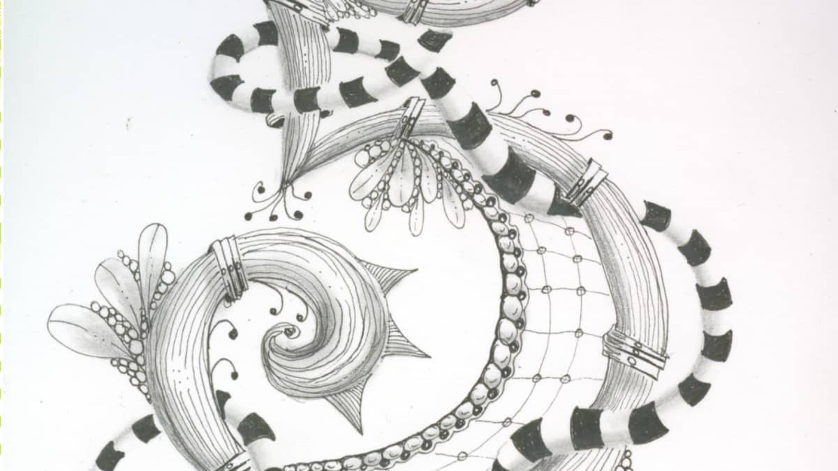 5 Easy Zentangle Patterns for Beginners Step by Step