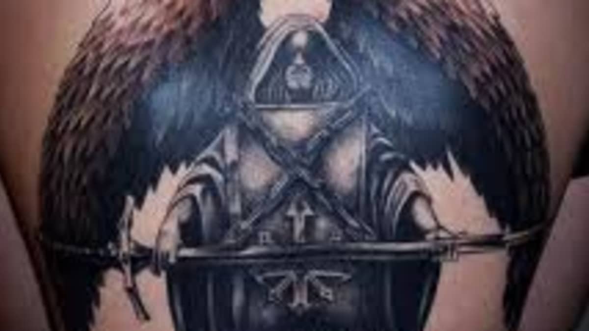 Angels fighting demons  Vitruvian Tattoo  Diepenbeek  Facebook