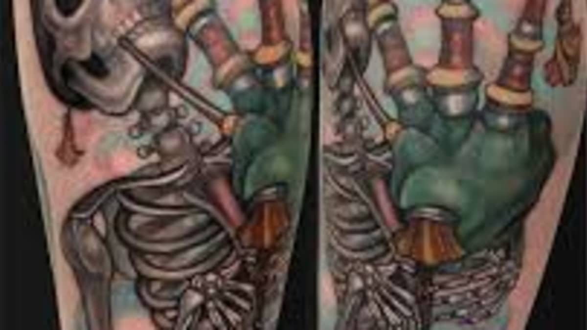 100 Ink Black Skeleton Warrior Thigh Tattoo Design png  jpg 2023