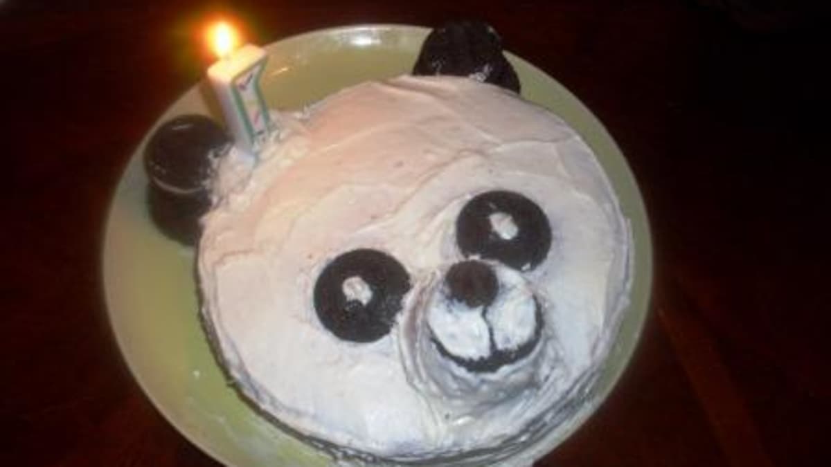 Panda Bear Birthday Cake - CakeCentral.com