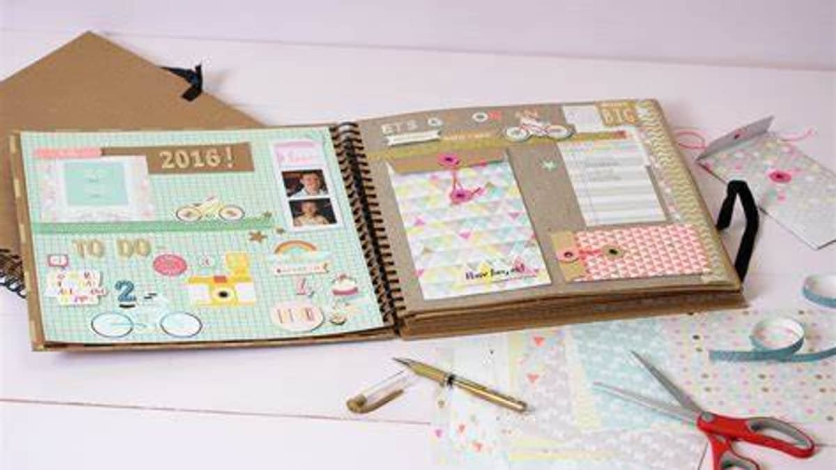 Turn Single Scrapbook Pages into a 2-Page Layout + Add Extra