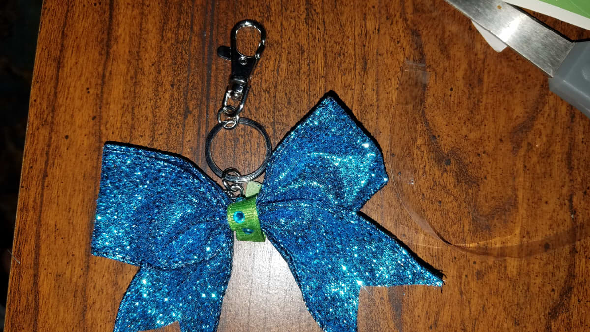 Cheer Bow Keychains