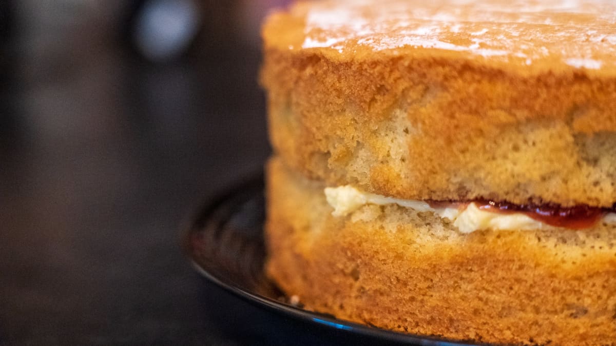 Fluffy Lemon Chiffon Cake Recipe | Cookies & Cups