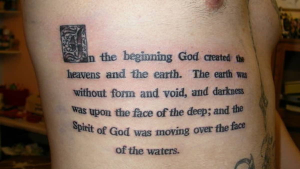 Scripture tattoos, God quotes tattoos, Verse tattoos