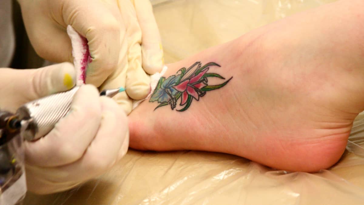 Is my tattoo supposed to look very faded and dull under the skin that peeled?  - Quora