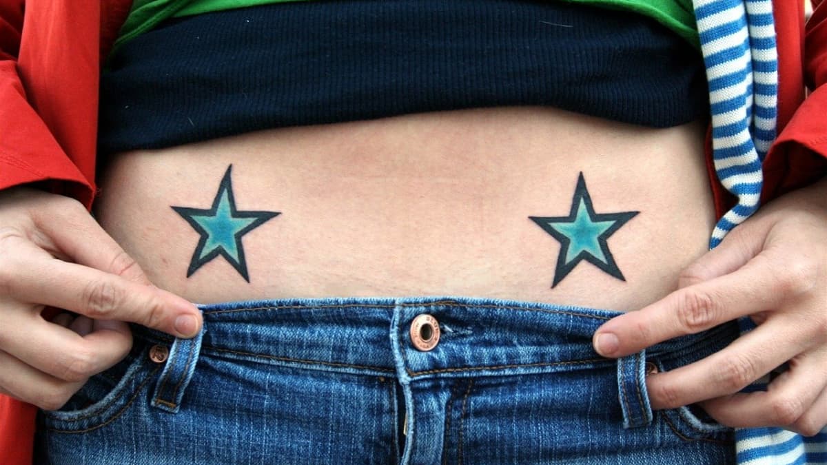 three stars tattoo | tattoo by derek wilson | derek wilson | Flickr
