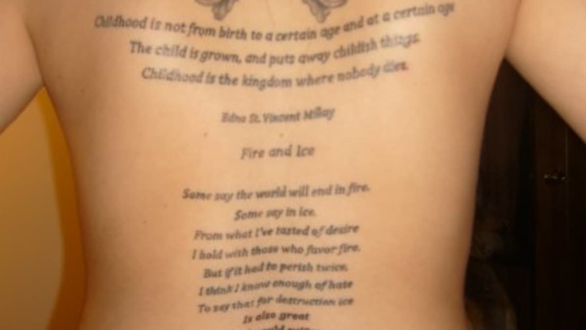 First tattoo of Mishima's Death poem : r/YukioMishima