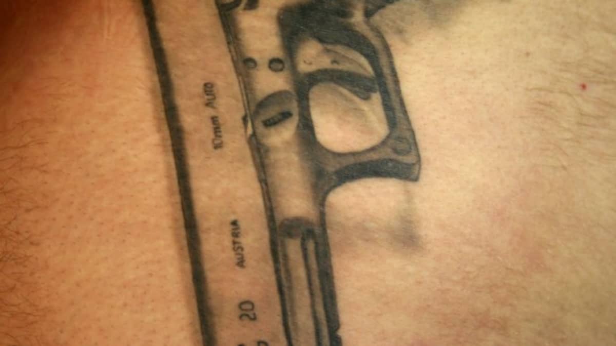 Tattoo uploaded by VLAD TEREN • #tribal #gun • Tattoodo