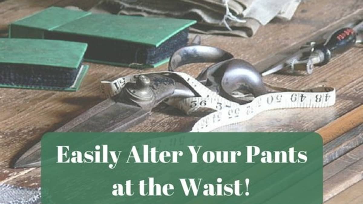 10 Easy Steps to Take-in (Alter) Pants at the Waist - FeltMagnet