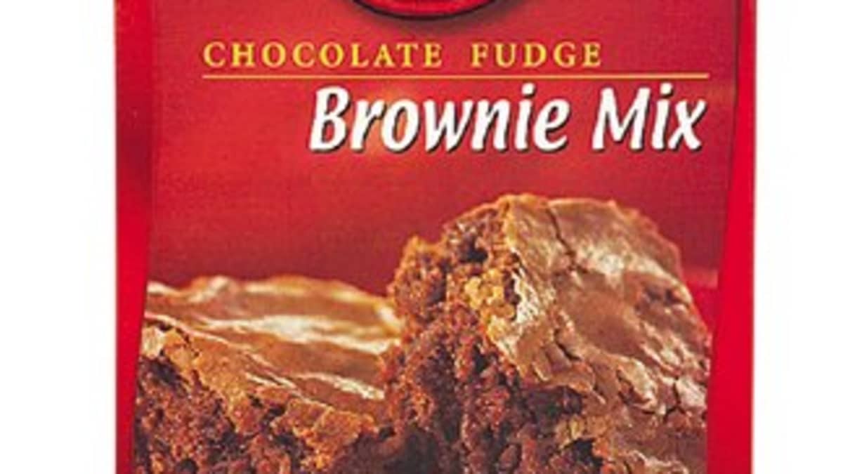 m&m brownies packet