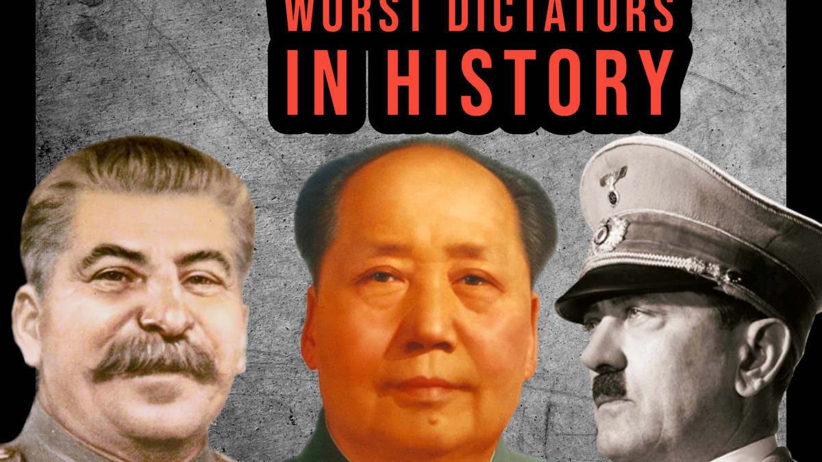 Kunstig skildpadde Mus The Top 10 Worst Dictators in History - Owlcation