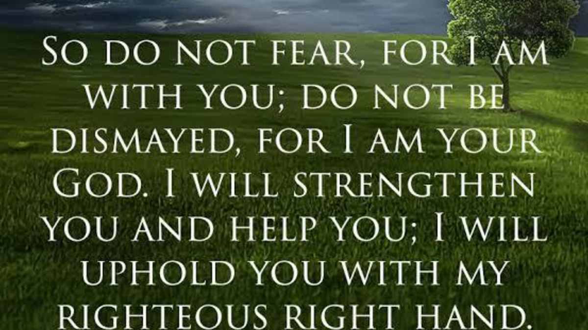 Bible Verses About Being Scared 8 Powerful Bible Verses Against The Terror Of Fear - Hubpages