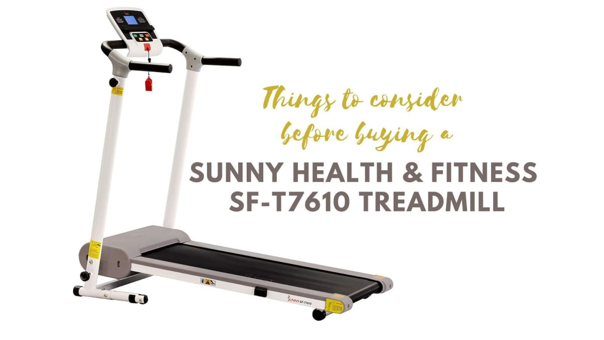 Sunny Health & Fitness SF-T7603 Treadmill Review (2024)