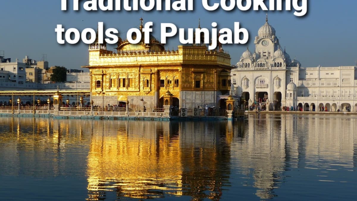 A cook in the Golden Temple cooks in an extremely large pot