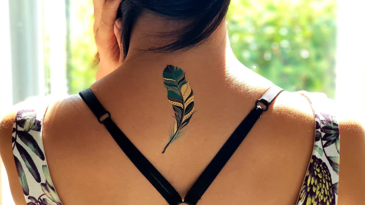 Buy Gold Foil Botanical Temporary Tattoos Flower Bee Leaf Online in India   Etsy