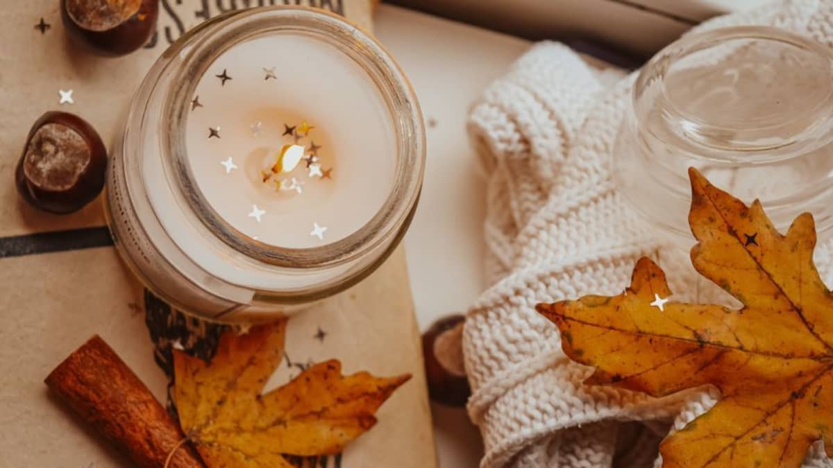 Autumn Crafts, Cosy Paint Your Own Candle Kit, Make Your Own