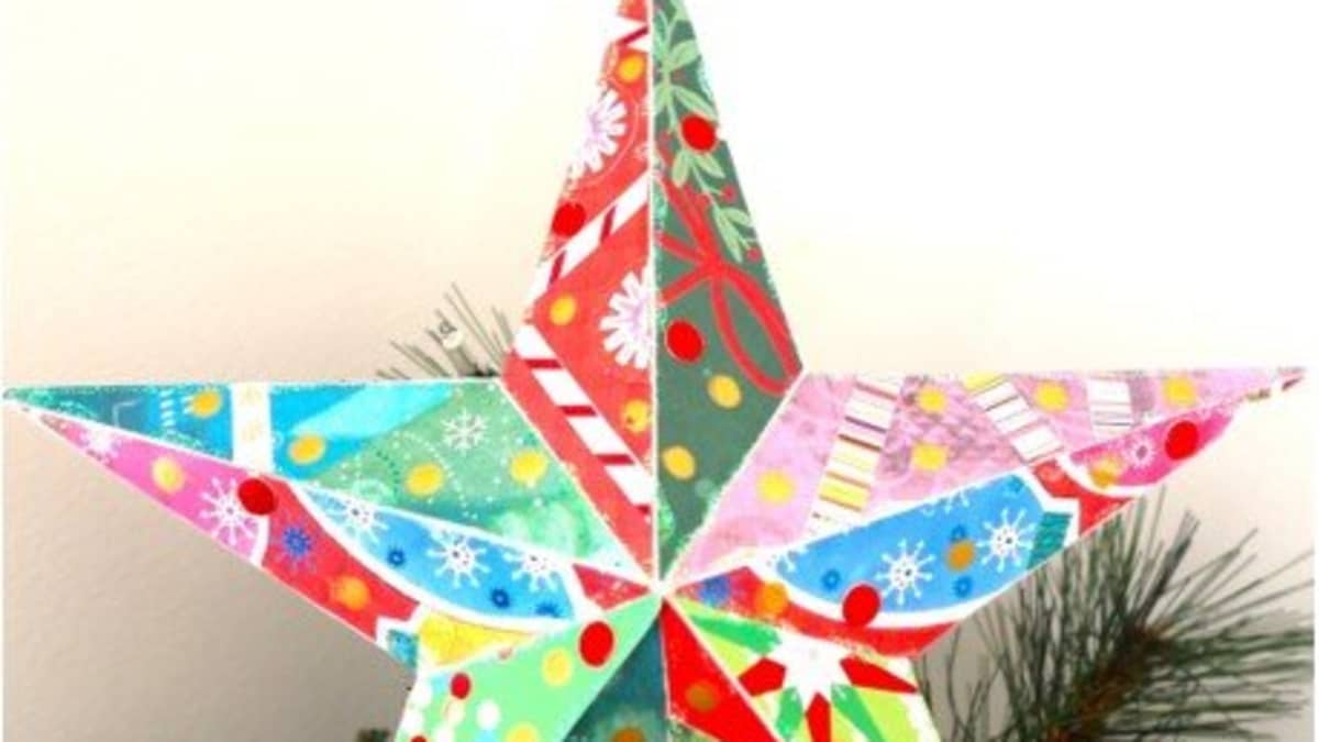 How to Make an Origami Star for Christmas - Easy Crafts For Kids