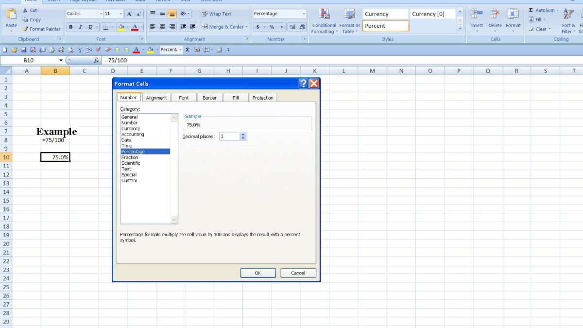 How To Write Percentage Formulas In Excel Turbofuture How To Write Percentage Formulas In Excel Turbofuture