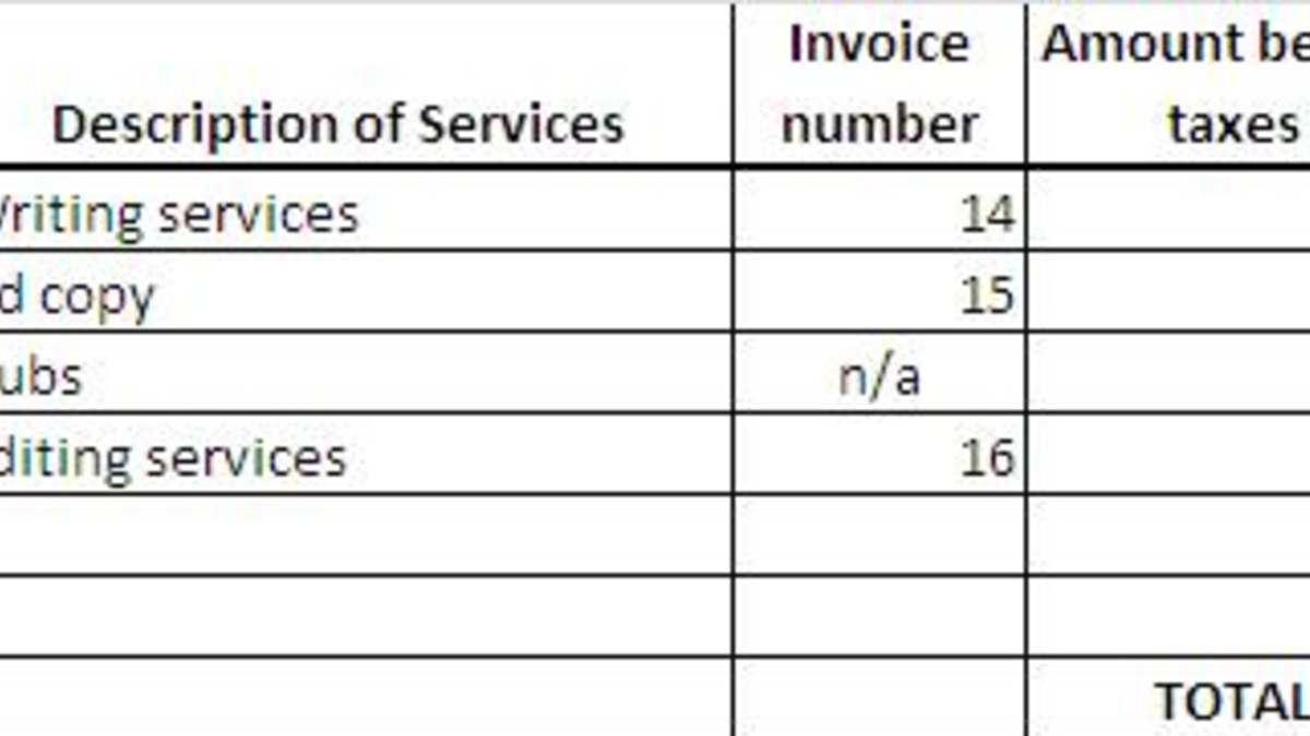 Bookkeeping Spreadsheet Example For Small Business Toughnickel