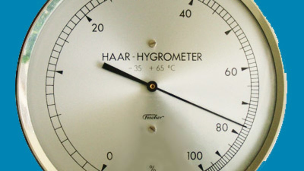 What is a hygrometer used for clearance
