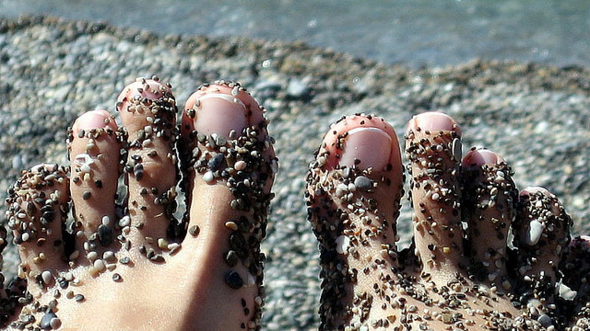 natural foot soak for dry feet